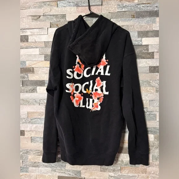 Anti Social Social Club Charcoal Hoodie - Picture 2 of 4